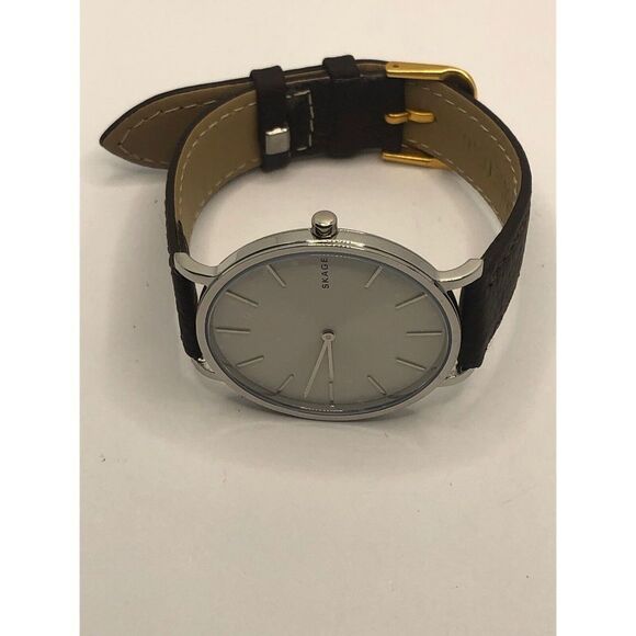 Skagen SKW6442 Womens Brown Leather Analog Dial Quartz Genuine Wrist Watch OP183 - Picture 7 of 9